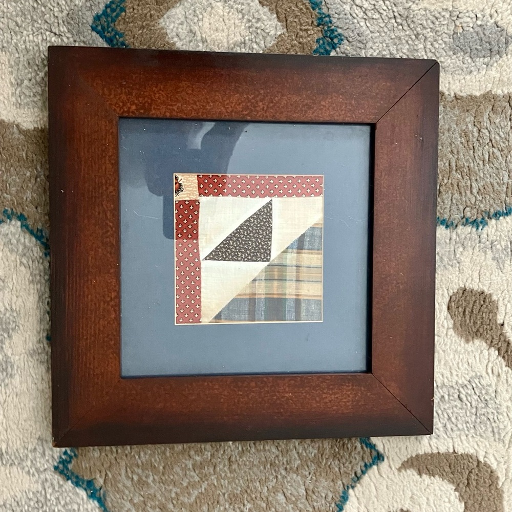 Accented Picture Frame quilt was made around 1910 by my Great Grandmother